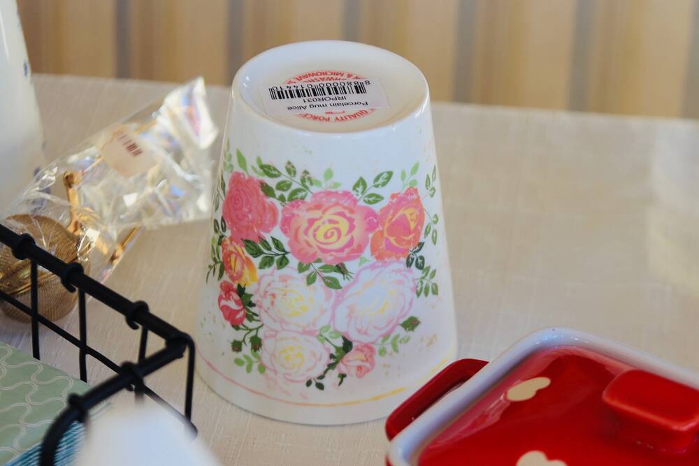 Lattecup Bunte Rosen
